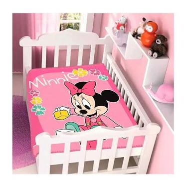 Imagem de Cobertor Infantil Raschel Plus Jolitex Minnie 90cm x 1,10m - Jolitex T