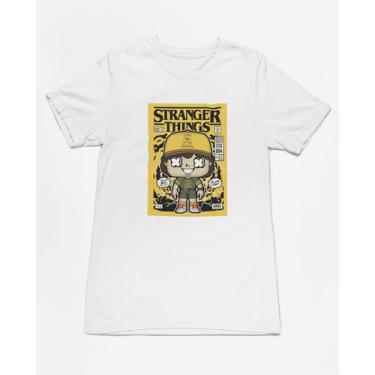 Imagem de Camiseta Poster Pop Style Inspiração DUSTIN Estampa DTF 100% Algodão P