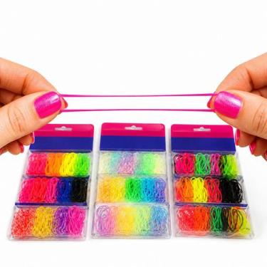 Imagem de Kit 240 Elásticos De Silicone Prendedor De Cabelo liguinha - 000028304
