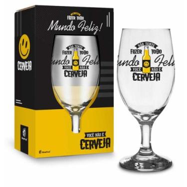 Imagem de Taça Windsor 330Ml - Você Não É Cerveja - BrasFoot