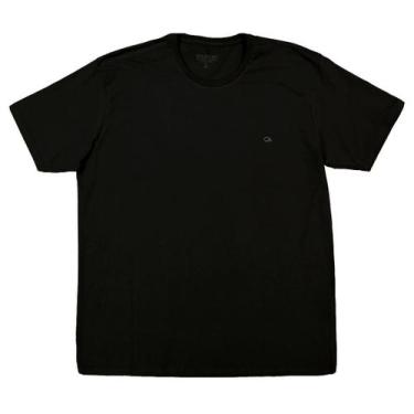 Imagem de Camiseta Essencial Plus Size Ogochi 006000012 Masculina, Preto, G2