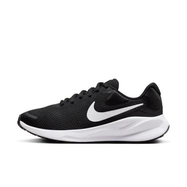 Imagem de Nike Tênis feminino com cadarço Revolution 7, Preto, branco, 40 BR