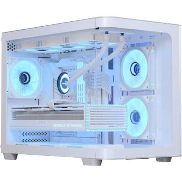 Imagem de Gabinete Gamer Aerocool Atx P300c Branco Lateral Vidro