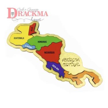 Imagem de Quebra-Cabeça Mapa da América Central Ístmico - Thoth