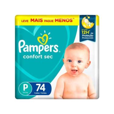 Imagem de Fraldas Pampers Confort Sec Tam. P - 74 Unidades