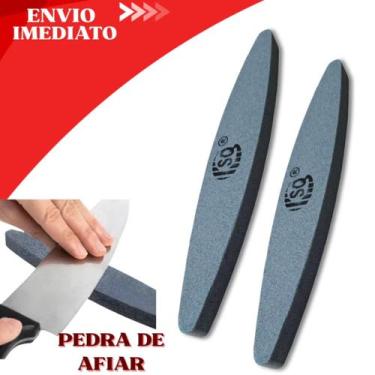 Imagem de Pedra de Afiar e Amolar Tipo Canoa 225mm Fertak Faca e Canivete - - Fe