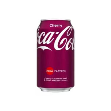 Imagem de Coca Cola Cereja Cherry Coke Flavors 330ml - Importada