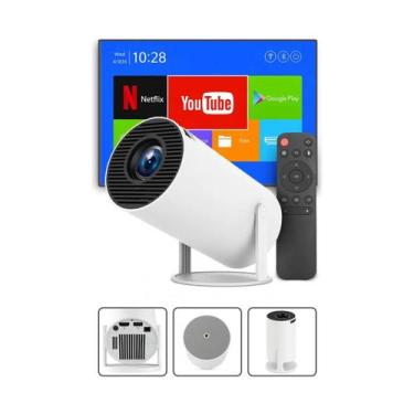 Imagem de Mini Projetor Portátil Davely Smart Full Hy300 4k Android Wi-Fi