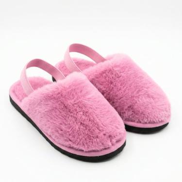 Imagem de Pantufa Infantil MA Fechado, 31/32, Rosa