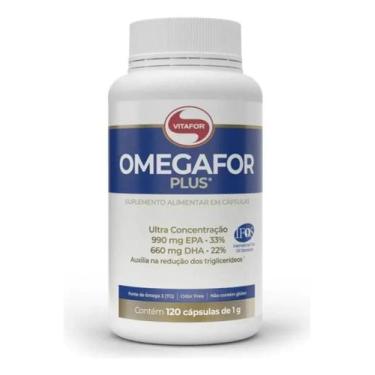 Imagem de Omega 3 Omegafor Plus Vitafor Tg 120 Caps Ultra Concentração