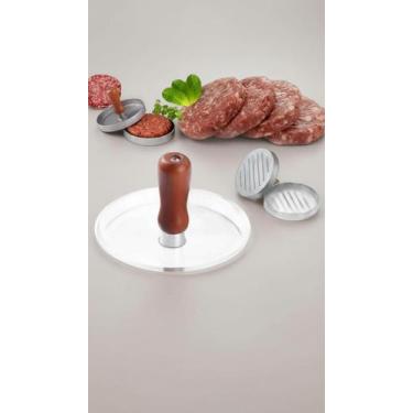 Imagem de Modelador de Hambúrguer Manual Prensa Inox 12cm - Congratulations Stor
