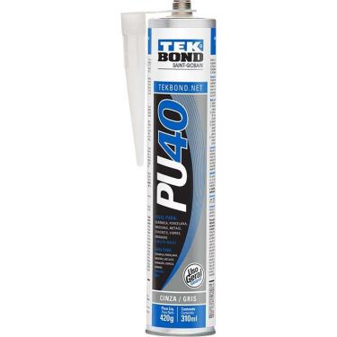Imagem de Selante PU 40 Monocomponente Poliuretano Cinza 310ML Tekbond