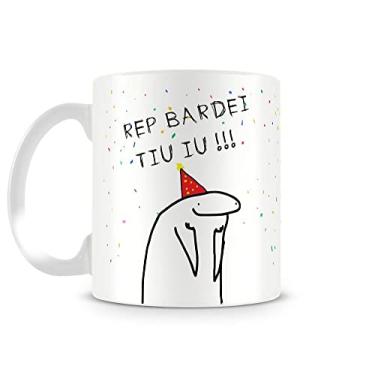 Imagem de Caneca meme boneco palito anivers�rio rep bardei 330 ml