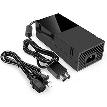 Imagem de Power Supply Brick for Xbox One with Power Cord, (Low Noise Version) AC Adapter Power Supply Charge Compatible with Xbox One Console, 100-240V Auto Voltage