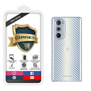 Imagem de Pel�cula De Gel Traseira Para Moto Edge 30 Pro Film Fibra Carbono Verso