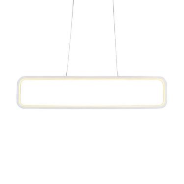 Imagem de Lustre Pendente Quality Recto 1320 Led Bivolt Branco