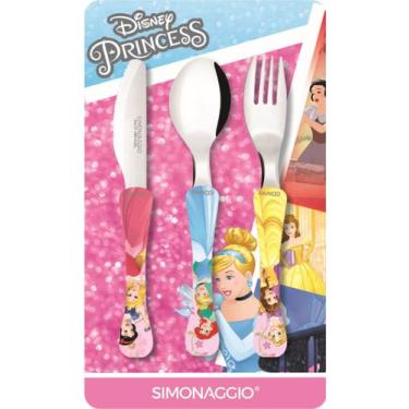 Imagem de Faqueiro Com 3 Peças - Princess -  Kids - Simonaggio