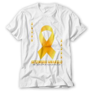 Imagem de Camiseta Setembro Amarelo Blusa Mês De Valorização Da Vida - Vidape