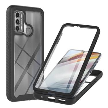 Imagem de For Motorola Moto G60 Starry Sky Solid Color Series Shockproof PC + TPU Protective Case with PET Film