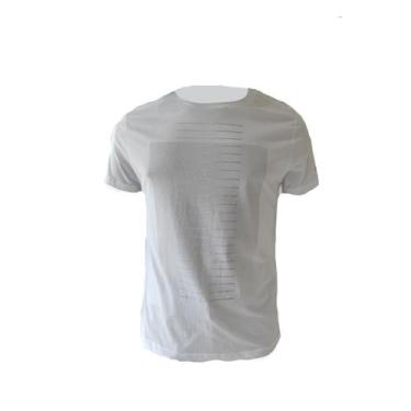 Imagem de Camiseta Aramis Malha Estampa Faixas Branco