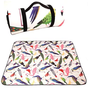 Imagem de Yajun Cobertor de piquenique dobrável à prova d'água dobrável tapete de acampamento portátil acolchoado engrossado para ioga de jardim, I, 300 * 300 cm