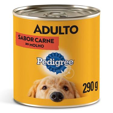 Imagem de Ração Pedigree Carne Ao Molho Lata para Cães Adultos