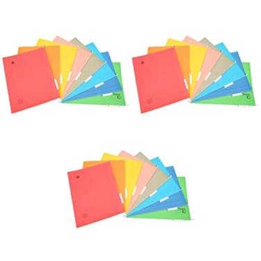 Imagem de Tofficu Organizador de arquivos para pastas de escritório com 24 peças extra para suporte de capacidade escolar, cores mistas, tamanhos de cores mistas, suspensão suspensa mista, documentos práticos carta ou pastas de mesa