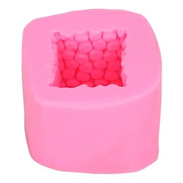 Imagem de Biitfuu Moldes de vela 3D rosa colmeia molde de silicone para diy bolo chocolate gelatina giz cera