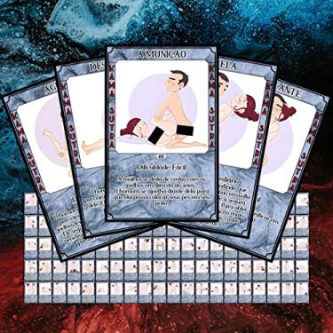 Imagem de Baralho Kama Sutra. 100 Posições com Descrição Em Português. Deck Erótico para Prazer. Modelo 22. Posições Gostosas