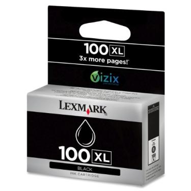 Imagem de Lexmark Cartucho de tinta 100XL de alto rendimento - Preto, 1 Size