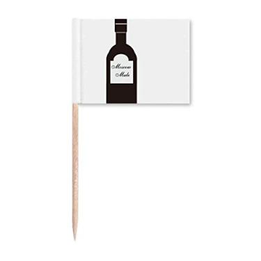 Imagem de Chave de fenda Vodka suco laranja coquetel palito bandeiras marcador enfeite de festa