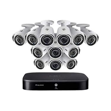 Imagem de Lorex 4K 16 canais 3TB DVR com 12 2K Câmeras ao ar livre, Long Range Night Vision