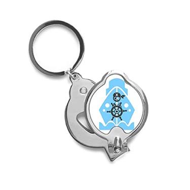 Imagem de Cortador de unha de dedo para navegação de navio pirata em aço inoxidável