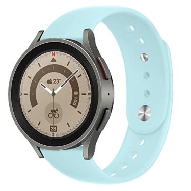 Imagem de Pulseira de substituição compatível com Samsung Galaxy Watch 46 mm de silicone Galaxy Watch 3,45 mm/S3 Frontier/Clássico, feminino e masculino