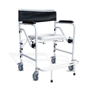 Imagem de Cadeira de Banho Dobrável em Alumínio para 200 kg modelo BF Plus - Ortobras