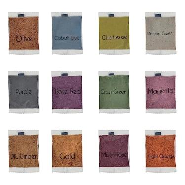 Imagem de LIANXUE Conjunto Tie-Dye DIY Pigmento Colorido Tie Dye Pó para Roupas Camiseta Tecido Artesanato Festa Tie-dye Pigmento em Pó Mineral