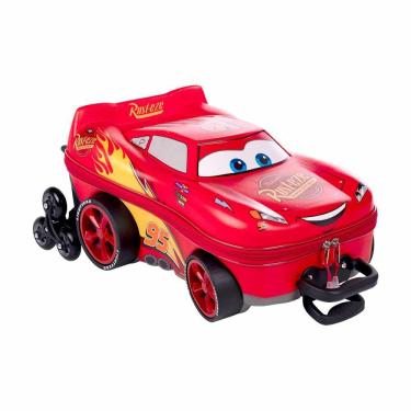 Imagem de Mochila 3D de Rodinhas Infantil - Disney-Carros - McQueen - Maxtoy