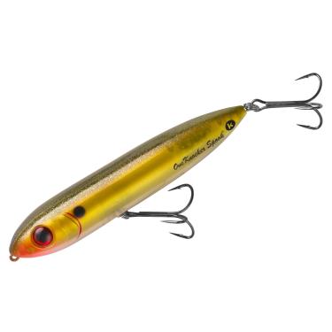 Imagem de Heddon Isca de pesca One Knocker Spook Topwater para água salgada e doce, 11,4 cm, 9,5 g, fantasma