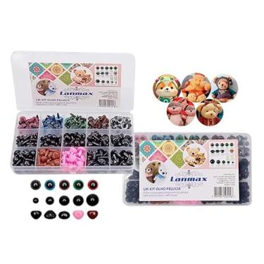 Imagem de Kit Olho E Nariz Para Pelucia E Amigurumi Colorido 280 Peças