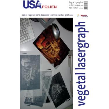 Imagem de Papel Vegetal, USA Folien, A4, 90 Gramas, 216 x 355 mm, 100 Folhas