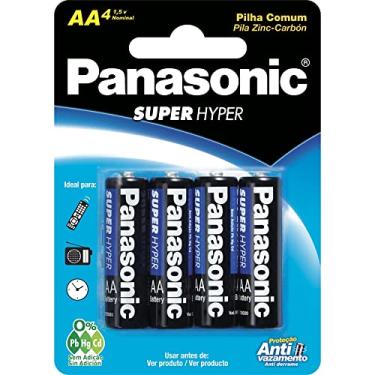 Imagem de Panasonic UM-3SHS - Pilha Comum AA, Tensão 1,5 Volts, Embalagem com 4 pilhas
