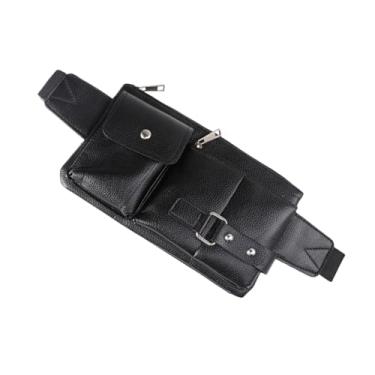 Imagem de KESYOO Shoulder Bag Bolsa De Cintura Masculina Bolsa De Cintura Vintage Saco Masculino Mensageiro Saco De Peito Cara Shouder Bag