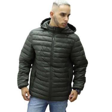 Imagem de Jaqueta Puffer Masculina Capuz Removível Broken Rules 560125