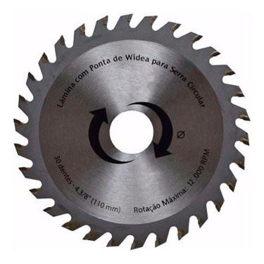 Imagem de Kit 4 Discos De Serra Circular Com 30 Dentes 110mm