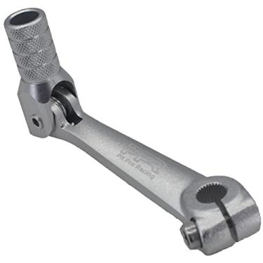 Imagem de Alavanca de câmbio dobrável de alumínio CNC, alavanca de câmbio de marchas adequada para Kayo T2 T4 T4L TTR 125 Zonshen 250cc ATV/Pedal alavanca de câmbio para bicicletas Pit Dirt (prata)