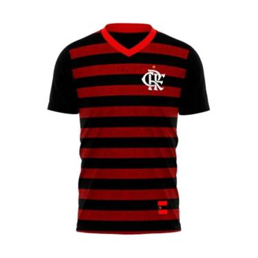 Imagem de Camisa Braziline Flamengo Nineteen  - Vermelho/Preto-Unissex