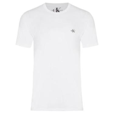 Imagem de Camiseta Calvin Klein Jeans Masculina New Logo Re Issue Branca-Masculino