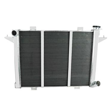 Imagem de ALLOYWORKS Radiador de alumínio completo de 3 fileiras para Dodge D&W D250 D350 W250 W250 W350 W350 5.9L Cummins PRO 1991 1992 1993