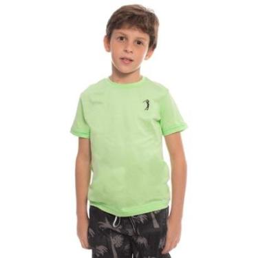 Imagem de Camiseta Aleatory Infantil Básica New Verde-Masculino