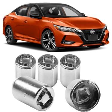 Imagem de Kit Parafuso Porca Antifurto 40CRA Roda Sentra 22 23 - RODAFUSO/RAY-X